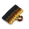 China Custom Hand Made Wooden Beaded Evening Clutch Bags For Fashionable Ladies factory
