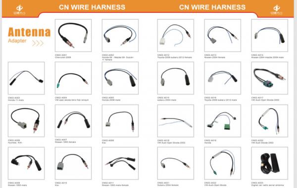 Customized Car Audio BMW Extended Cable Connector Wiring Harness for Different Audio