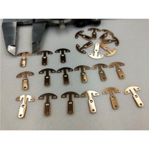 Quality High Precision Punch Press Dies , Progressive Die Components Copper / Brass Alloy Terminal Pin Parts for sale
