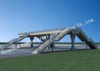 China Trail Prefabricated Pedestrian Bridges Over Roads , Pedestrian Flyover Urban Traffic Solution factory