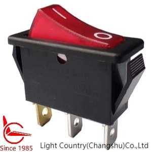 Quality Good Quality ON-OFF Rocker Switch with Red light,16A 250V, UL VDE for sale
