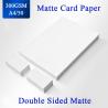 China Cast Coated  Double Sides 300g A4 Matte Inkjet Photo Paper factory
