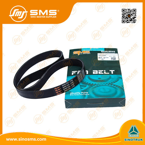 Quality 8PK1050 Sinotruk Howo SMS Truck Engine Parts Belt SMS-10062 for sale