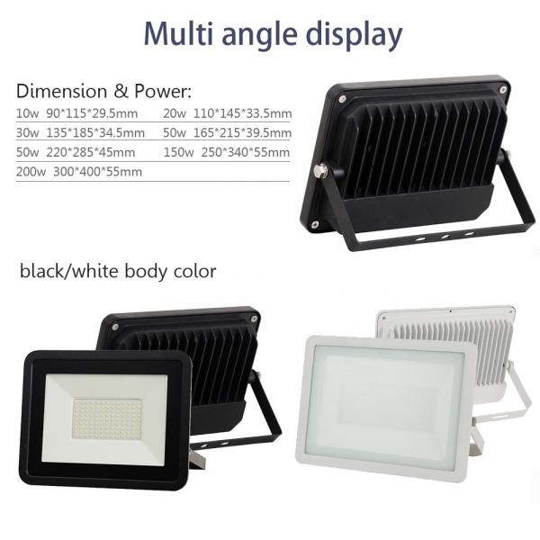 Quality Powered 100w Solar 60w LED Flood Light With High Capacity Batteries for sale