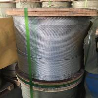 China 1x3 1x7 1x19 1x37 Ground Galvanized Steel Wire Strand For 0.7-4.8mm Size factory