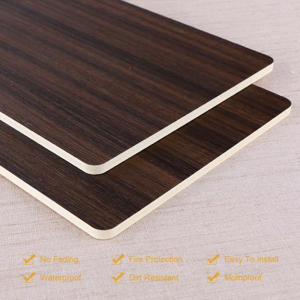 Quality Customized Moisture Resistant Wood Grain Bamboo Fiber Wall Paneling for sale