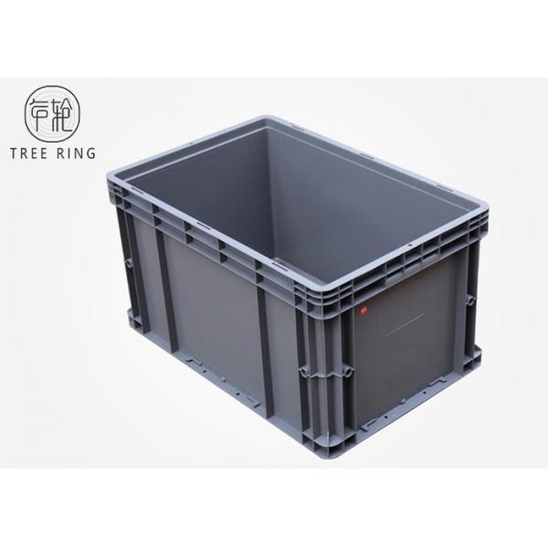 Quality Euro Stackable Heavy Duty Plastic Storage Containers 600 * 400 * 340mm 50 Liter for sale