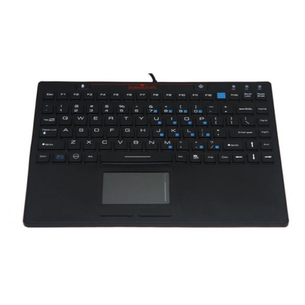 Quality IP68 FCC 100mA USB Silicone Rubber Keyboard 87 Keys For Hard Environment for sale