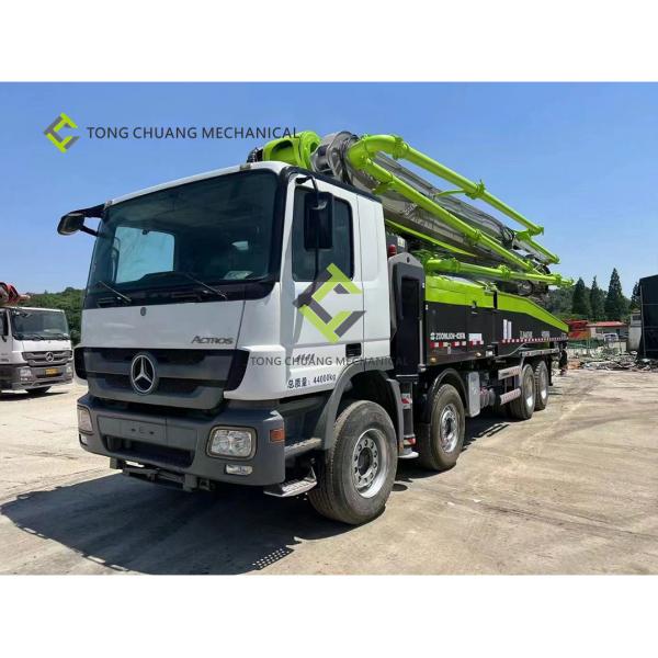 Quality Re-Manufactured Used Concrete Boom Trucks 56 Meter Mounted Concrete Pump for sale