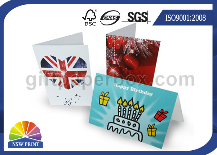 China Printing Service Custom Greeting Cards For Birthday Cards With Art Paper factory