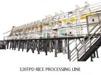 China Compact Structure Rice Mill Machine 120 Ton Per Day Production Capacity factory