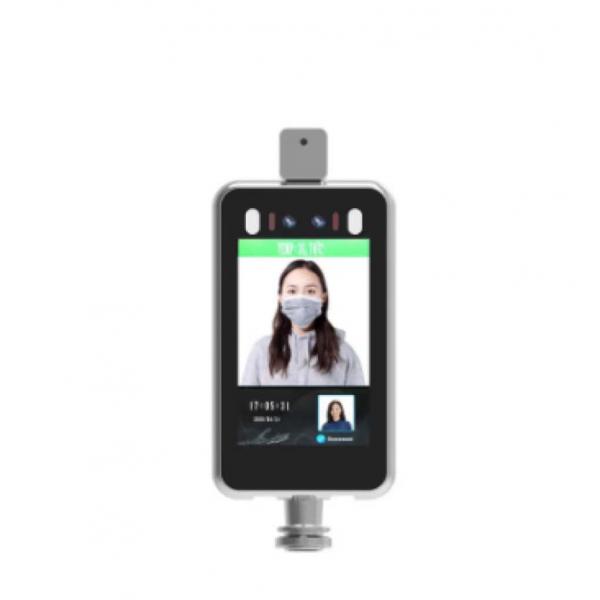 Quality 2MP Temperature Face Recognition Biometric System Vertical Pass Management for sale