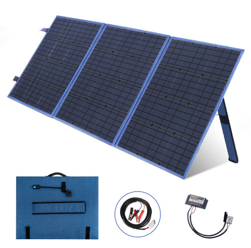 Quality 150w Blue Solar Charging Bag Solar Bank Backpack 150 Watt for sale