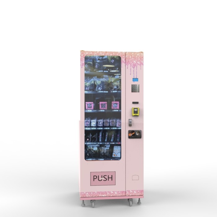 China Multifunctional Beauty Products Vending Machine 150W Output Cash Credit Card Payment factory