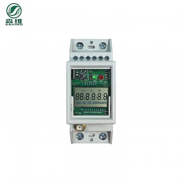 Quality RS485 Modbus RTU Electronic Single Phase Din Rail Energy Meter LCD Digital for sale