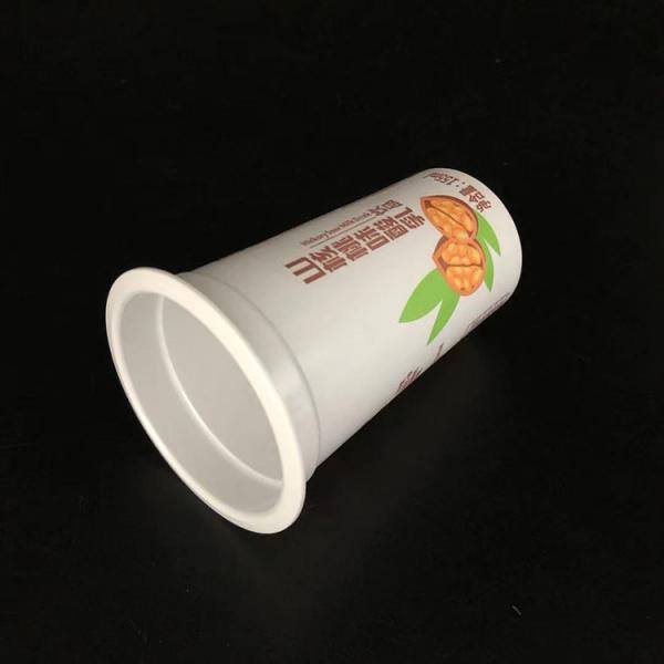 Quality 155ml Frozen yogurt cups plastic cups with aluminum foil lids for sale