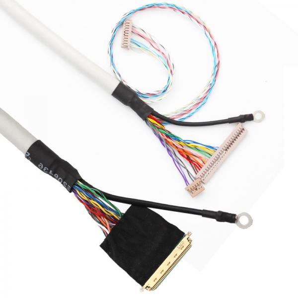 Quality IPEX 20453-040T-01 MIPI Camera Cable , HIROSE DF13-10S-1.25C Harness Cable Assembly for sale