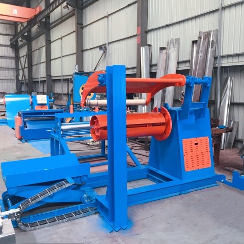 Quality 4.0KW Steel Coil Slitting Line And Recoiling Line PLC Control for sale