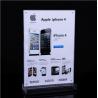China COMER A4 acrylic tabletop holder menu display stand clear lucite with alarm display system factory