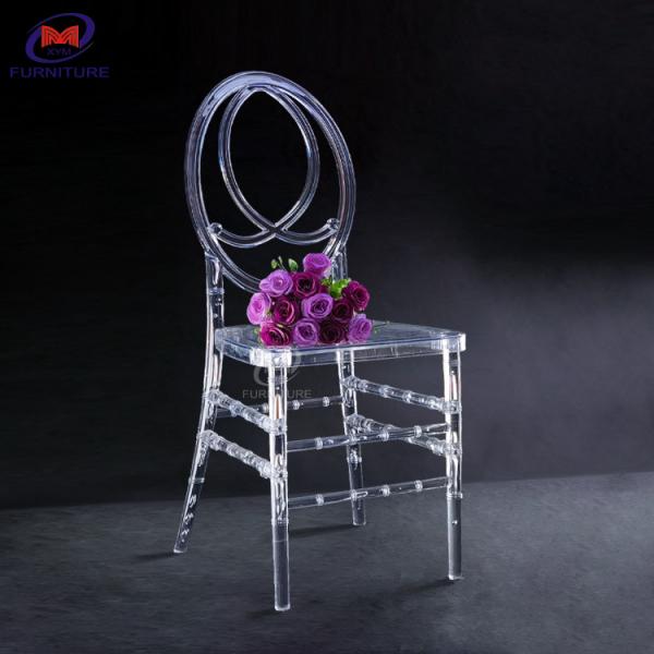Quality Outdoor Clear Resin Polycarbonate Dining Chairs Phoenix Resin Chiavari For Wedding Hotel for sale