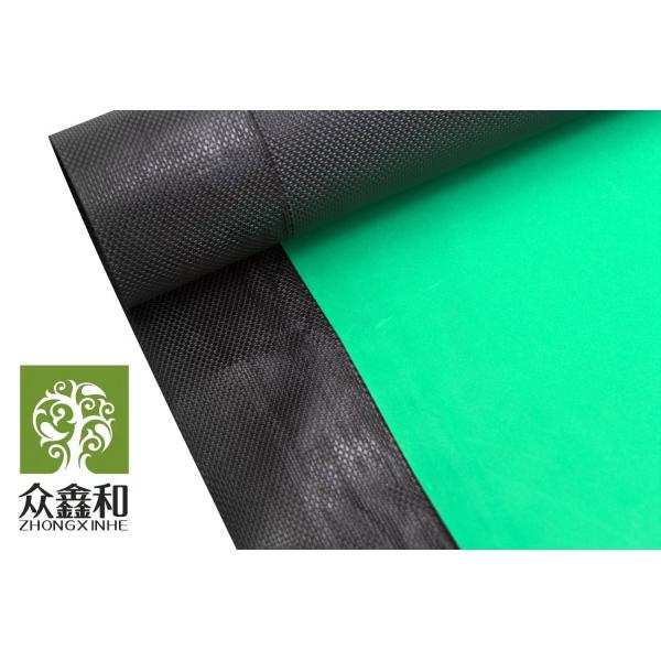 Quality Anti Bacterial SPC Flooring Underlay Embossed Film Green Foam Underlay for sale