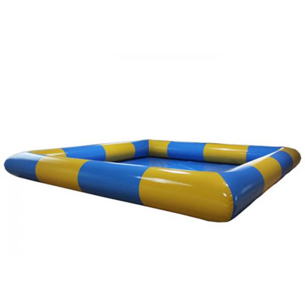 Quality 0.6 mm / 0.9 mm Pvc Plastic Blue Inflatable Swimming Pools Portable Above Ground for sale