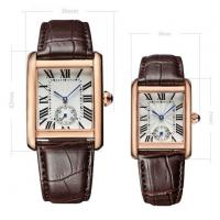China Pin Buckle Alloy Square Case Watch Square Dial Watches For Ladies factory