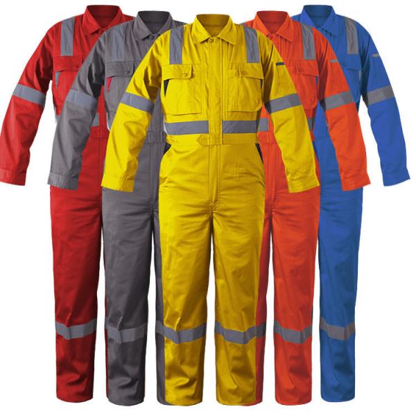 Quality OEM Style Men Reflective Construction Worker Uniform Custom Cotton for sale