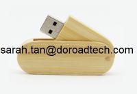 China Swivel Eco-Friendly Wooden Pendrive USB Flash Drive Thumb Drive USB Memory Stick factory