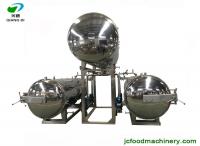 China industrial semi-automatic electric autoclave sterilizer machine for bottles/pouches/bags/canned food factory