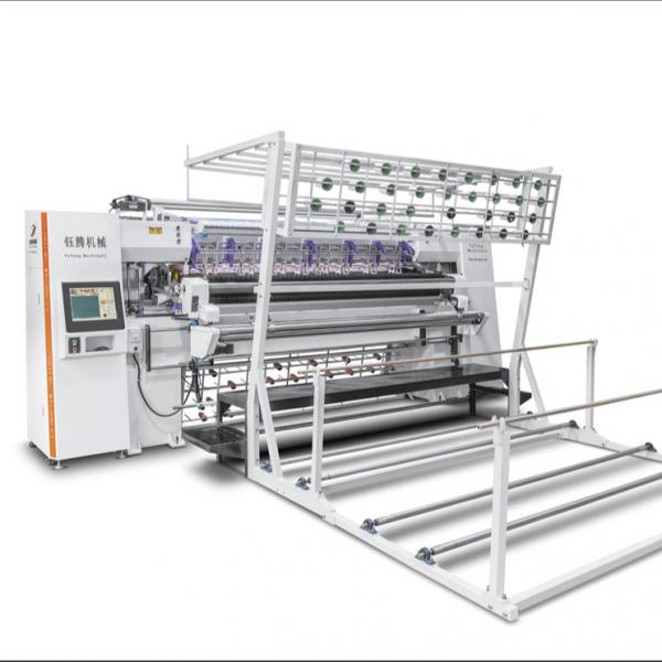 Quality Multi Needle Automated Quilting Machine With Double Heads 330m / Hour for sale