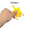 China Wholesale Decompression Laying Hen Toy Inflatable Fidget Toy Keychain Tricking toy factory