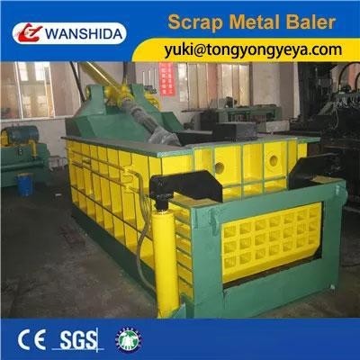 Quality Forward Out Hydraulic Metal Baler Machine 1350kN Aluminum Scrap Baler for sale