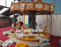 China 6 8 12 seats mini carousel ride for sale amusement park games factory