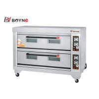 Quality Stainless Steel Deck Oven 220v Two Deck Two Tray for Restaurant for sale
