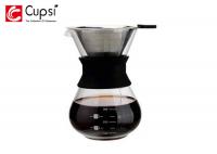 Buy cheap 500ml Pour Over Coffee Pot With Reusable Stainless Steel Drip Filter from wholesalers