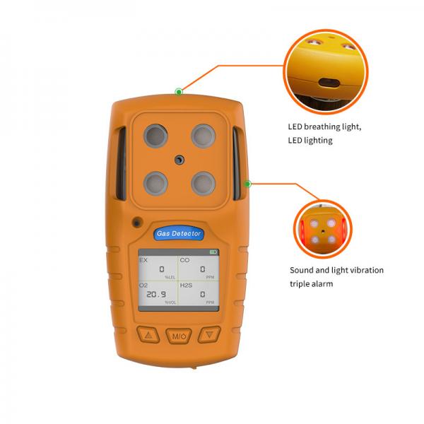 Quality 3.7V 1300mA Lithium Battery O2 0.7W Oxygen Gas Detector for sale