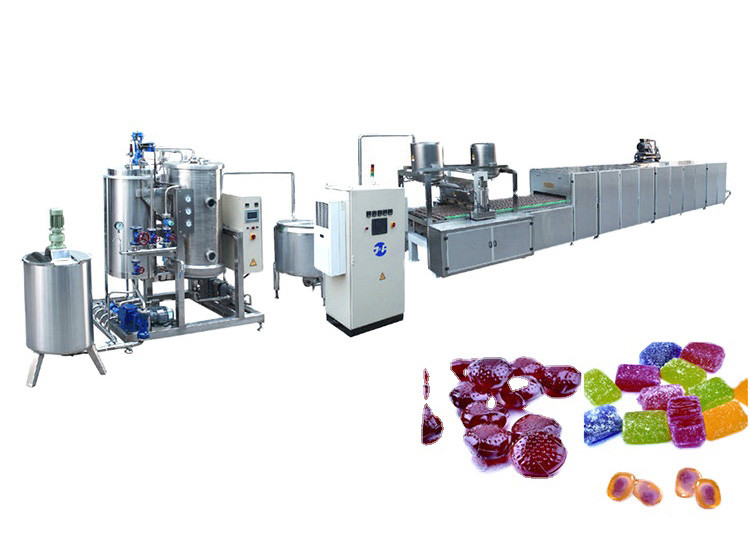 China Automatic Small Capacity Gummy Candy Manufacturing Equipment factory