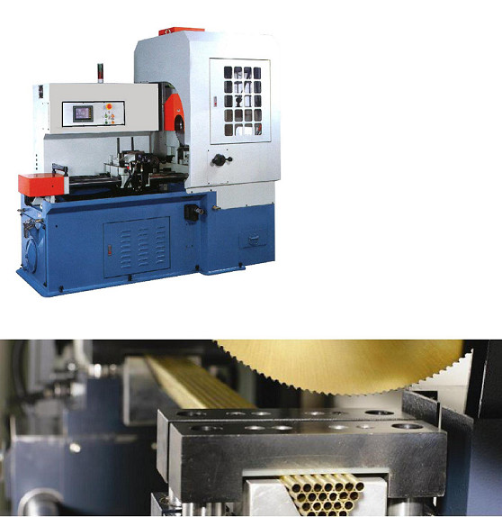 Quality High Speed Automatic Tube Cutting Machine HT-485CNC Operation Pressure 25-35kg/C㎡ for sale