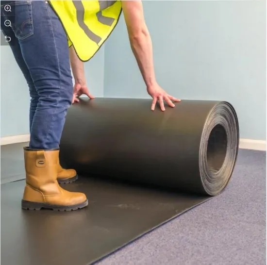 Quality Black Corflute Sheet 6mm 8mm Correx Floor Protection Roll for sale