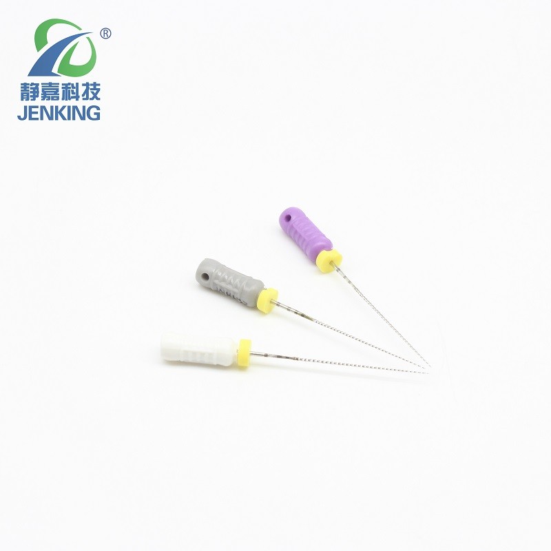 China Premium Dental Endo Files C+ / C- Files 08# 25mm With Plastic Handle factory