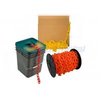China Custom Traffic Use Coloured PE Plastic Coated Chain Link For Airport / Station for sale