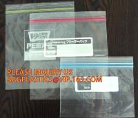 China High Quality Two Track Transparent Vacuum Plastic PE Zipper for package bag, separable plastic open end double track zip factory