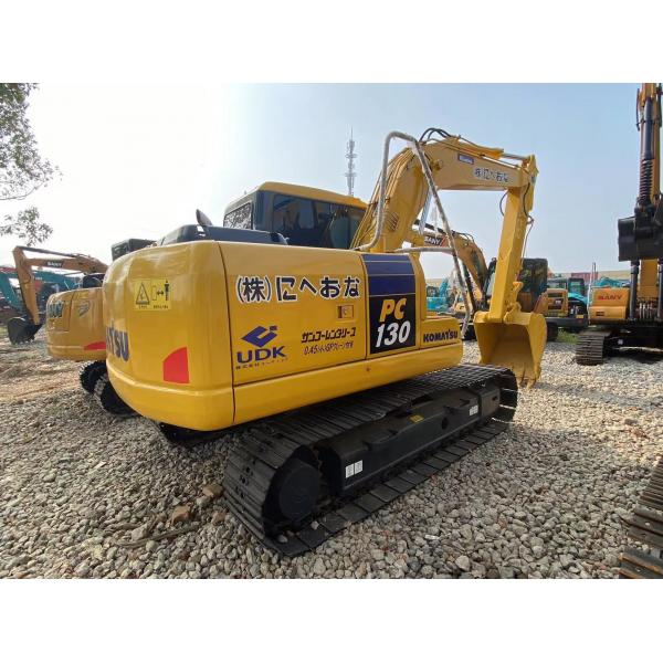 Quality Komatsu PC130 Hydraulic Crawler Excavator Second Hand Digger 13T 0.54m3 Bucket for sale