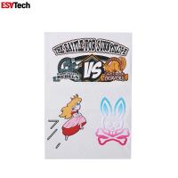 China Custom Silicone Heat Transfer Label Letters Sticker For DIY Craft T-Shirt Garment Hat Bag factory