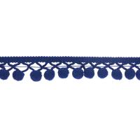 China Blue Pillow Curtain Ball Tassel 2.5cm Pom Pom Trim factory