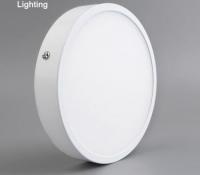 China New style ultra-narrow edge led round plate surface-mounted led panel light round panel factory