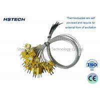China Thermocouple with Connector, 0-1000°C Use Temp, Ceramic/Plastic factory