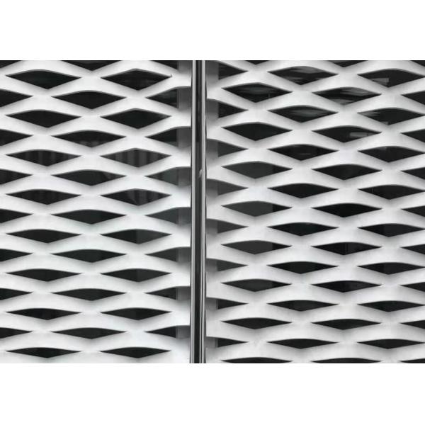 Quality Safety Expanded aluminum mesh panel for wall cladding decoration for sale