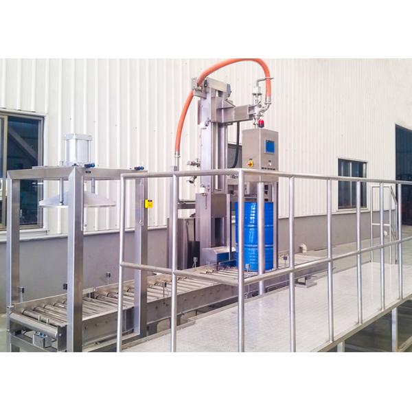 Quality 200L Semi Auto Ice Juice Filling Machine With Driven Conveyor for sale